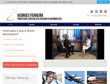 Tablet Screenshot of georgesferreira.com.br